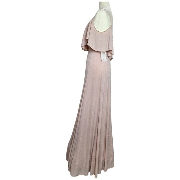 NWT SMYMM Renee Ruffle Blush Pink Special Occasion Maxi Dress XS ★DISCONTINUED★ - Picture 10 of 15